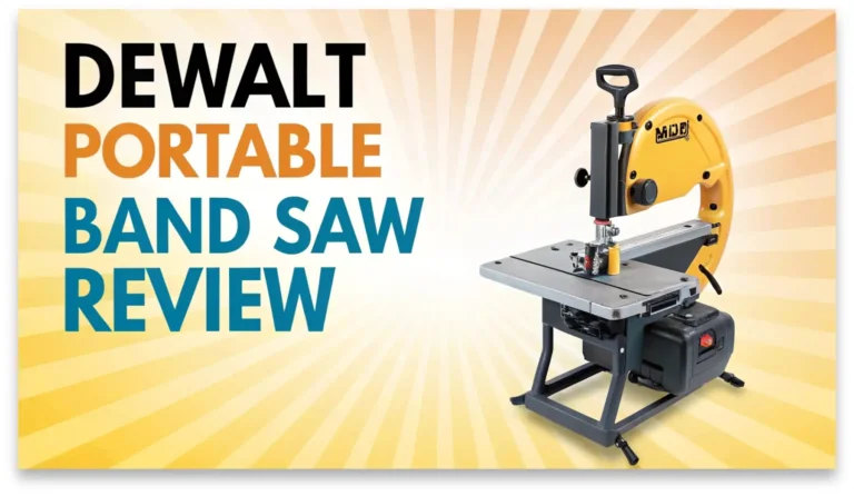 DeWalt Portable Band Saw Review: A Comprehensive Guide