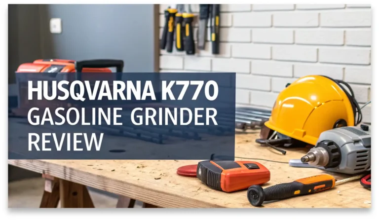 Husqvarna K770 Gasoline Grinder Review: The Ultimate Guide