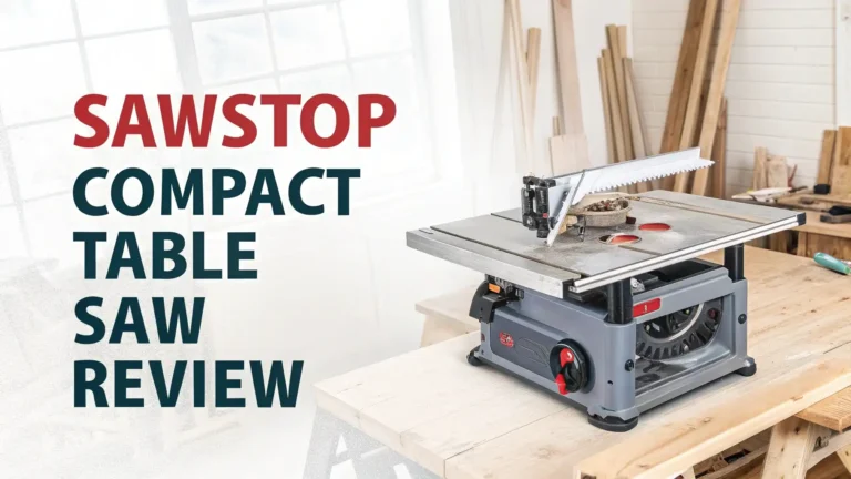 SawStop Compact Table Saw Review: Worth the Price Tag or Pass?