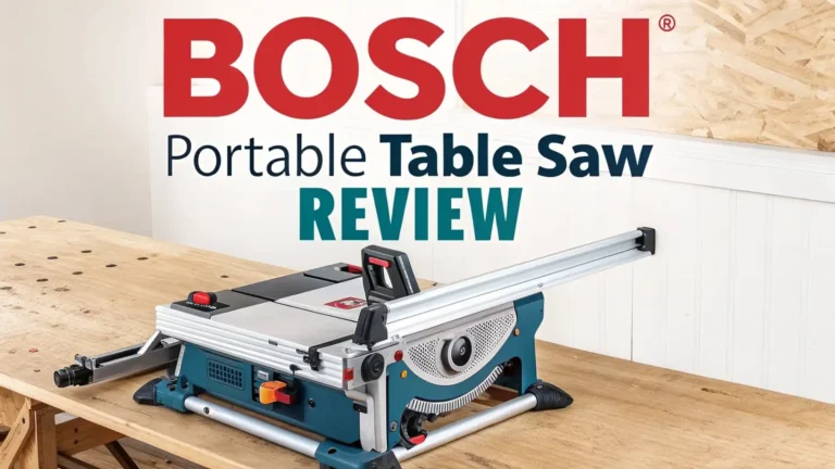 Bosch Portable Table Saw Review: A Comprehensive Guide
