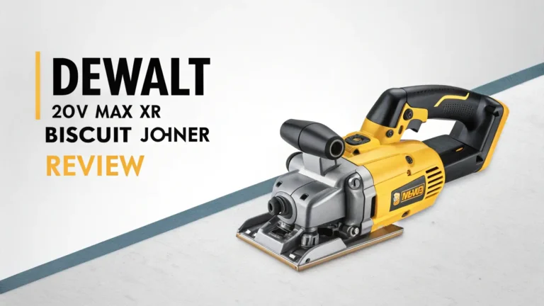 DEWALT 20V MAX XR Biscuit Joiner Review: An Honest Deep Dive