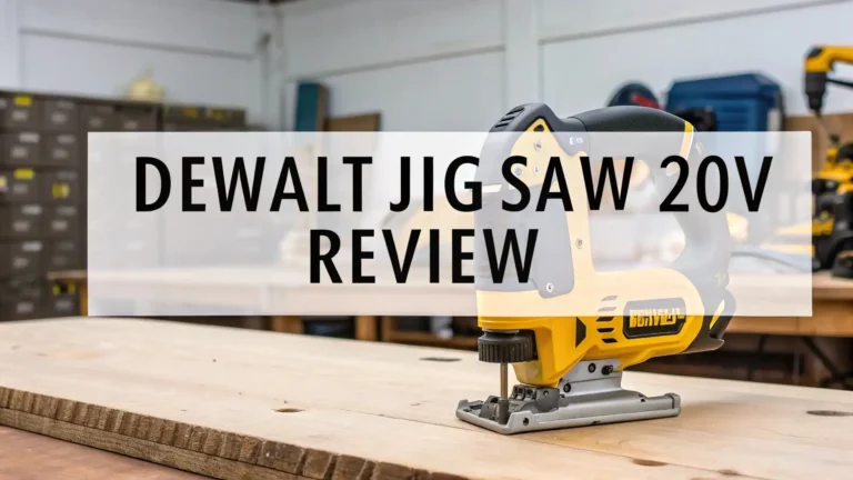 DeWalt Jig Saw 20V Review: Step-by-Step Guide