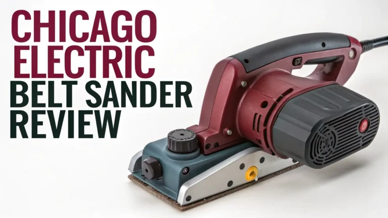 Chicago Electric Belt Sander Review 2026: Your Complete Guide