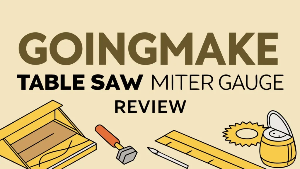 GOINGMAKE Table Saw Miter Gauge