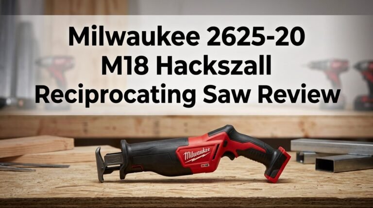 Milwaukee 2625-20 M18 Hackzall Reciprocating Saw Review 2026