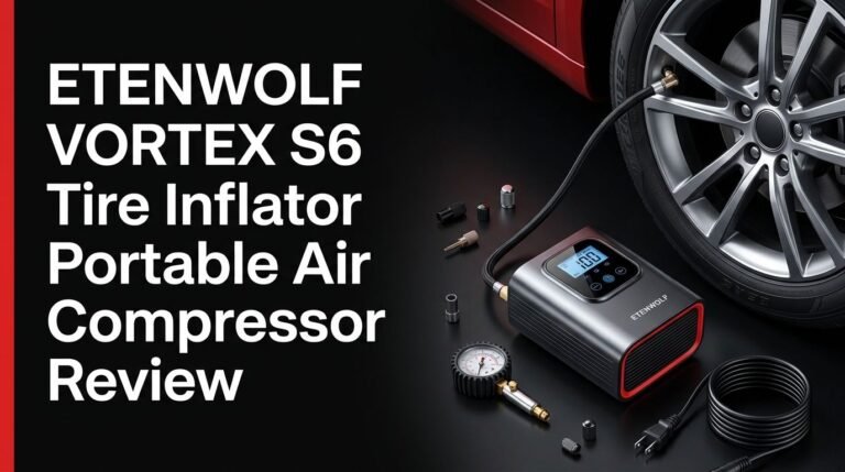 ETENWOLF VORTEX S6 Tire Inflator Portable Air Compressor Review 2026