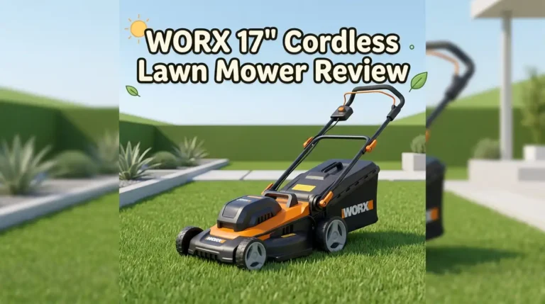 WORX 17″ Cordless Lawn Mower Review 2026