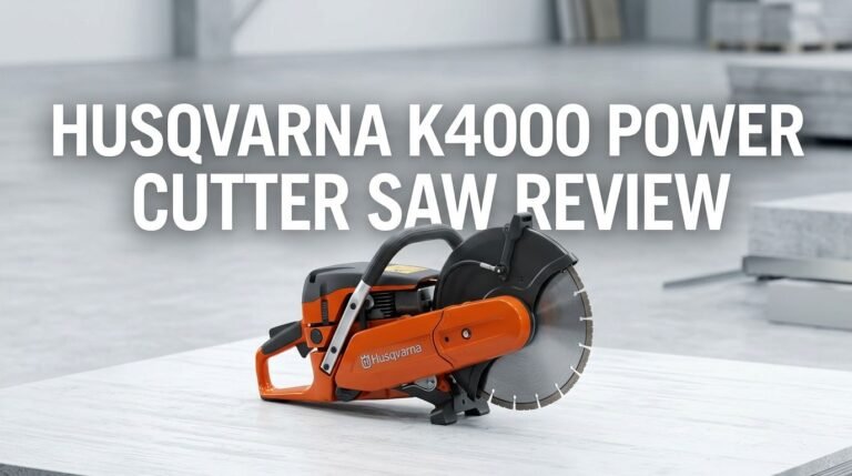 Husqvarna K4000 Power Cutter Saw Review 2026