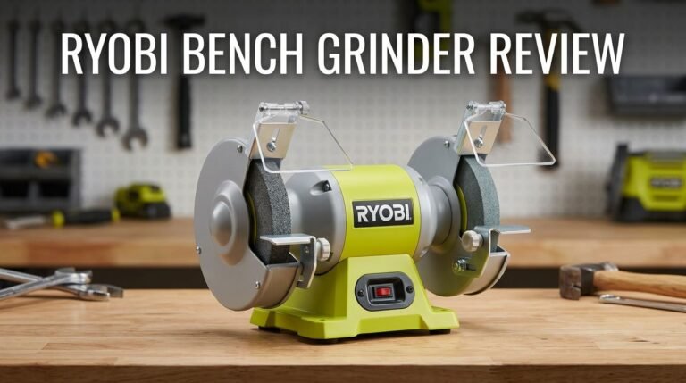 Ryobi Bench Grinder Review 2026: Worth Your Money?