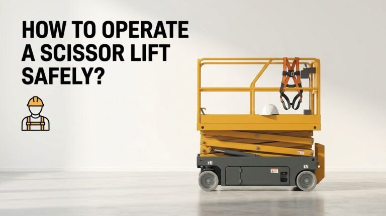 How to Operate a Scissor Lift Safely? Step by Step Guide