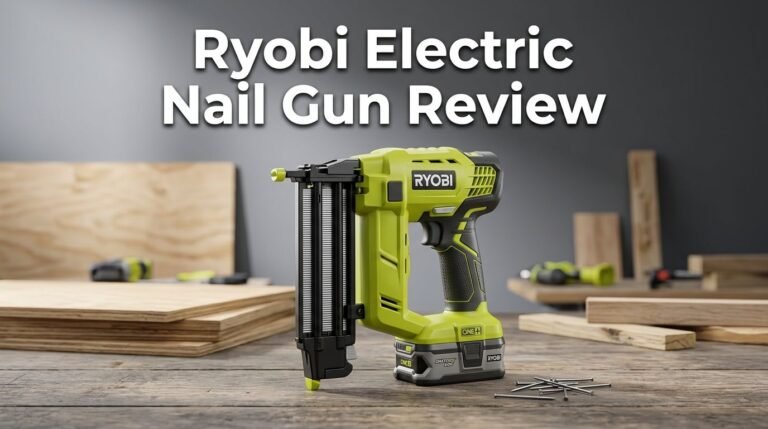 Ryobi Electric Nail Gun Review 2026: Worth Your Money?