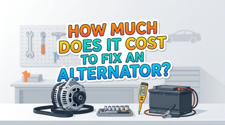 How Much Does It Cost to Fix an Alternator?