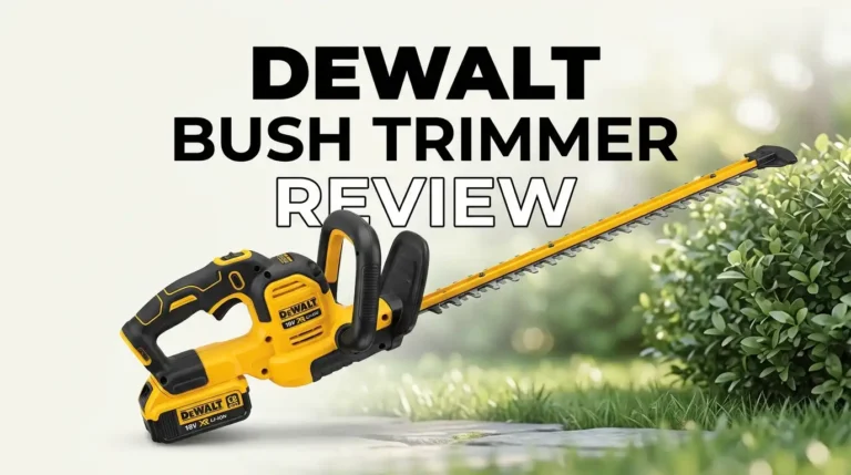 DeWalt Bush Trimmer Review 2026: Is It the Best Pick?
