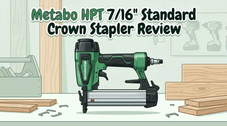 Metabo HPT 7/16″ Standard Crown Stapler Review 2026