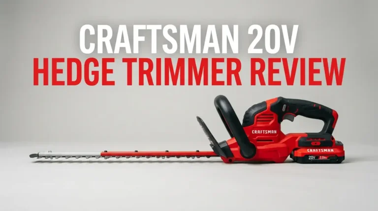 Craftsman 20V Hedge Trimmer Review 2026: Worth It?