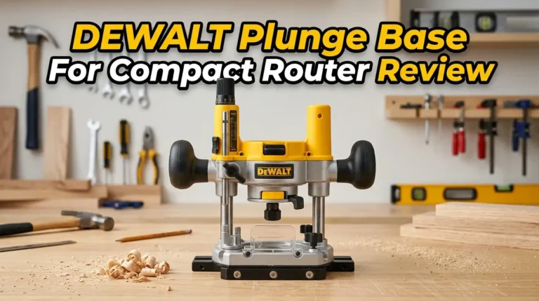 DEWALT Plunge Base For Compact Router Review 2026