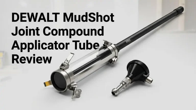 DEWALT MudShot Joint Compound Applicator Tube Review