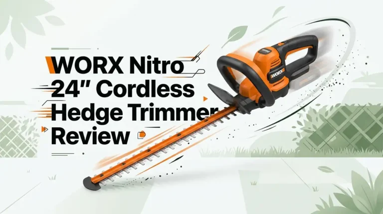 WORX Nitro 24″ Cordless Hedge Trimmer Review: Worth It?