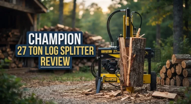 Champion 27-Ton Log Splitter Review: Worth It?