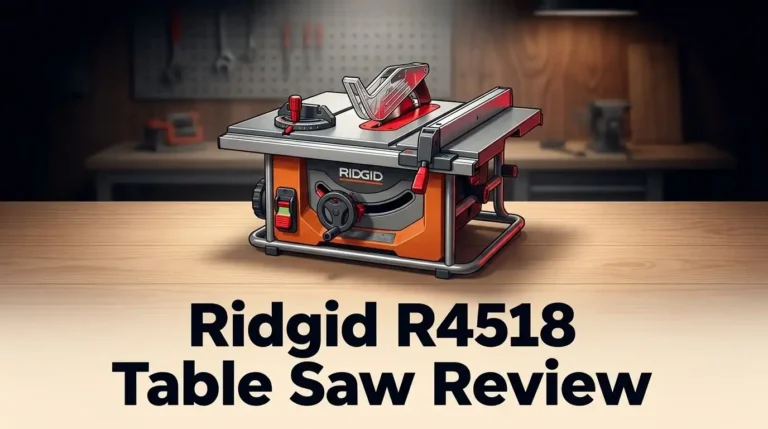 Ridgid R4518 Table Saw Review: Worth Buying?