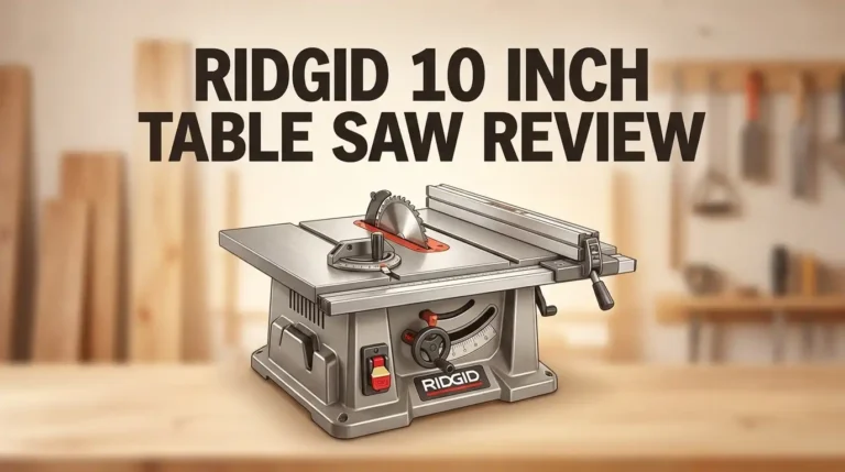 Ridgid 10 Inch Table Saw Review: Top Tier or Trash?