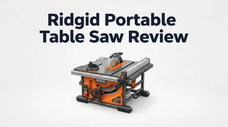 Ridgid Portable Table Saw Review 2026: Truly Portable?