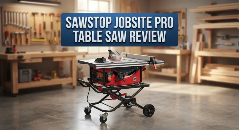 SawStop Jobsite Pro Table Saw Review 2026: Safety, Precision, and Portability