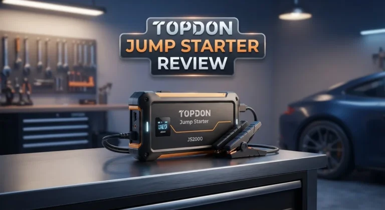 TOPDON Jump Starter Review 2026: Portable Power for Your Vehicle