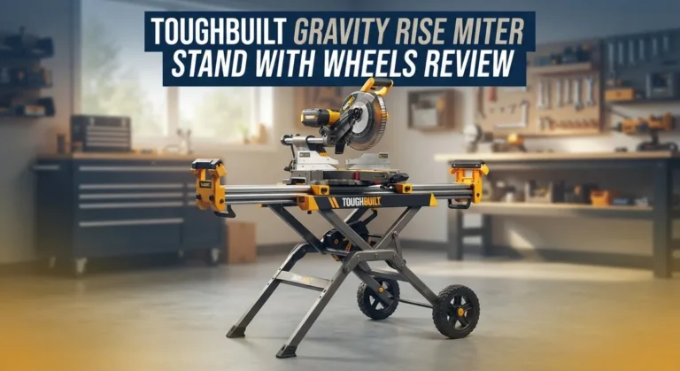 ToughBuilt Gravity Rise Miter Saw Stand with Wheels Review 2026
