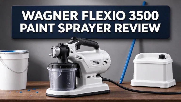 Wagner FLEXiO 3500 Paint Sprayer Review: Speed, Finish, and Who It’s Best For